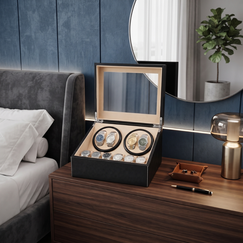 The Sentinel Large Watch Winder - 8 Slots - MasterWinder