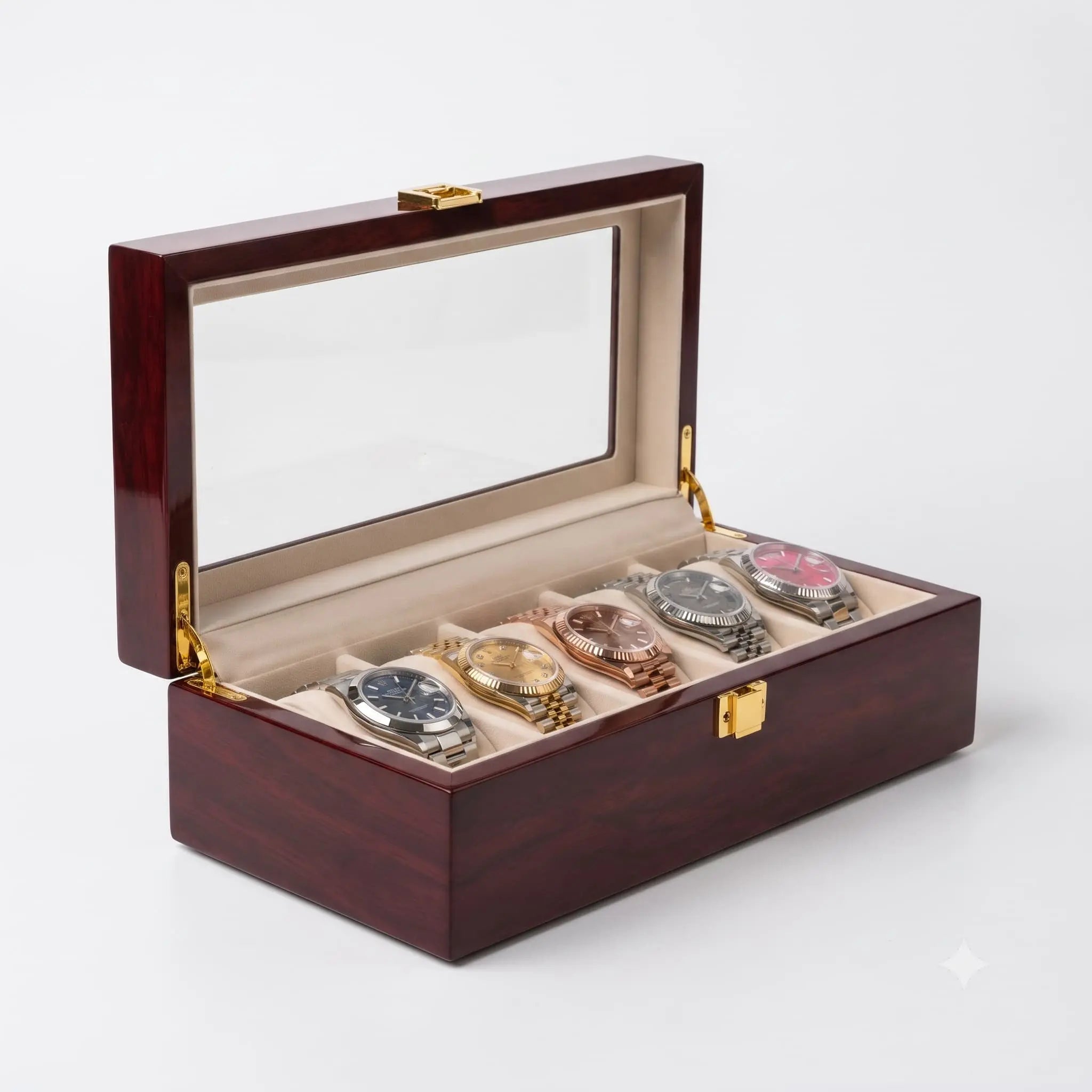 The Mahogany Box - 5 Slots - MasterWinder