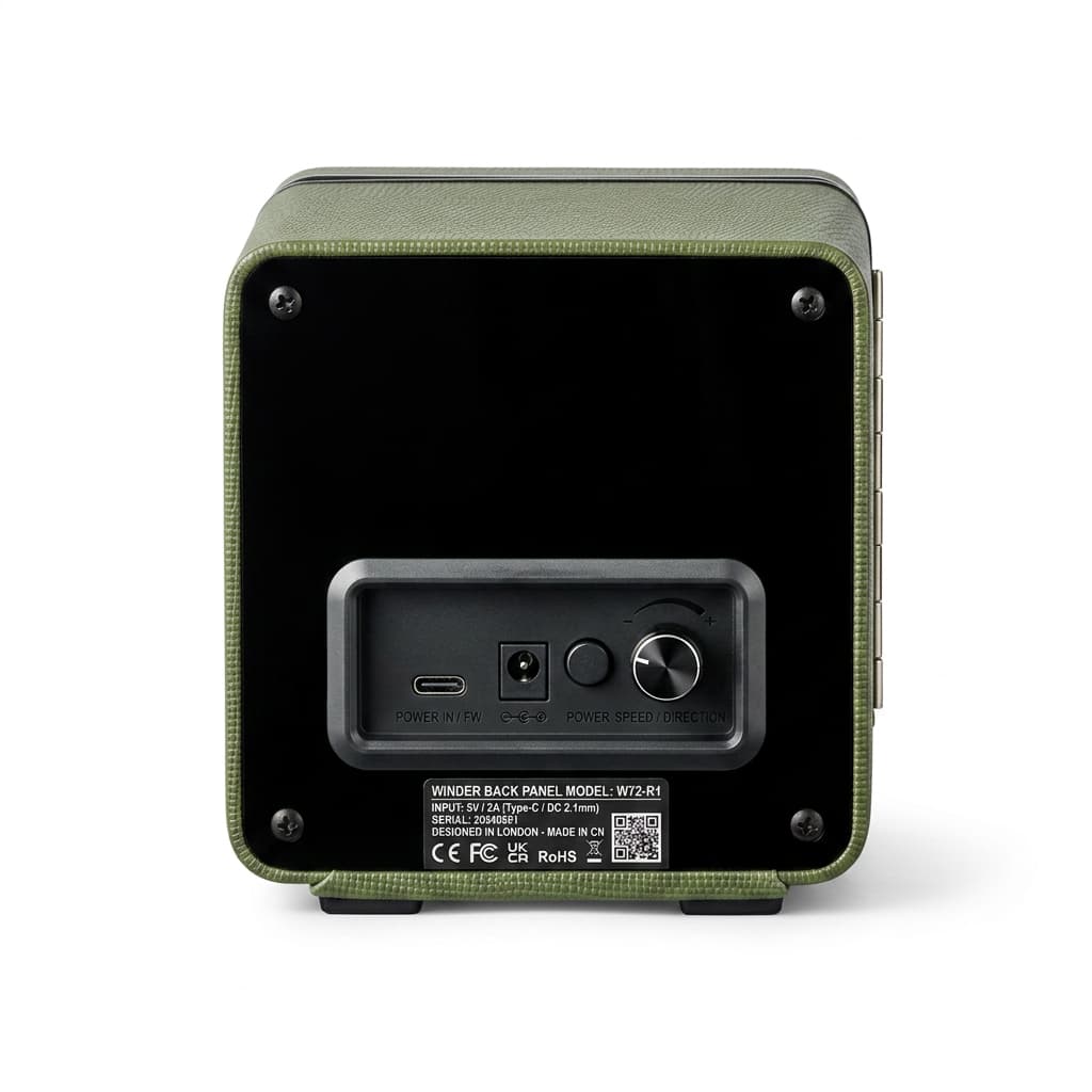 The Saffiano Green Winder - 1 Slot - MasterWinder
